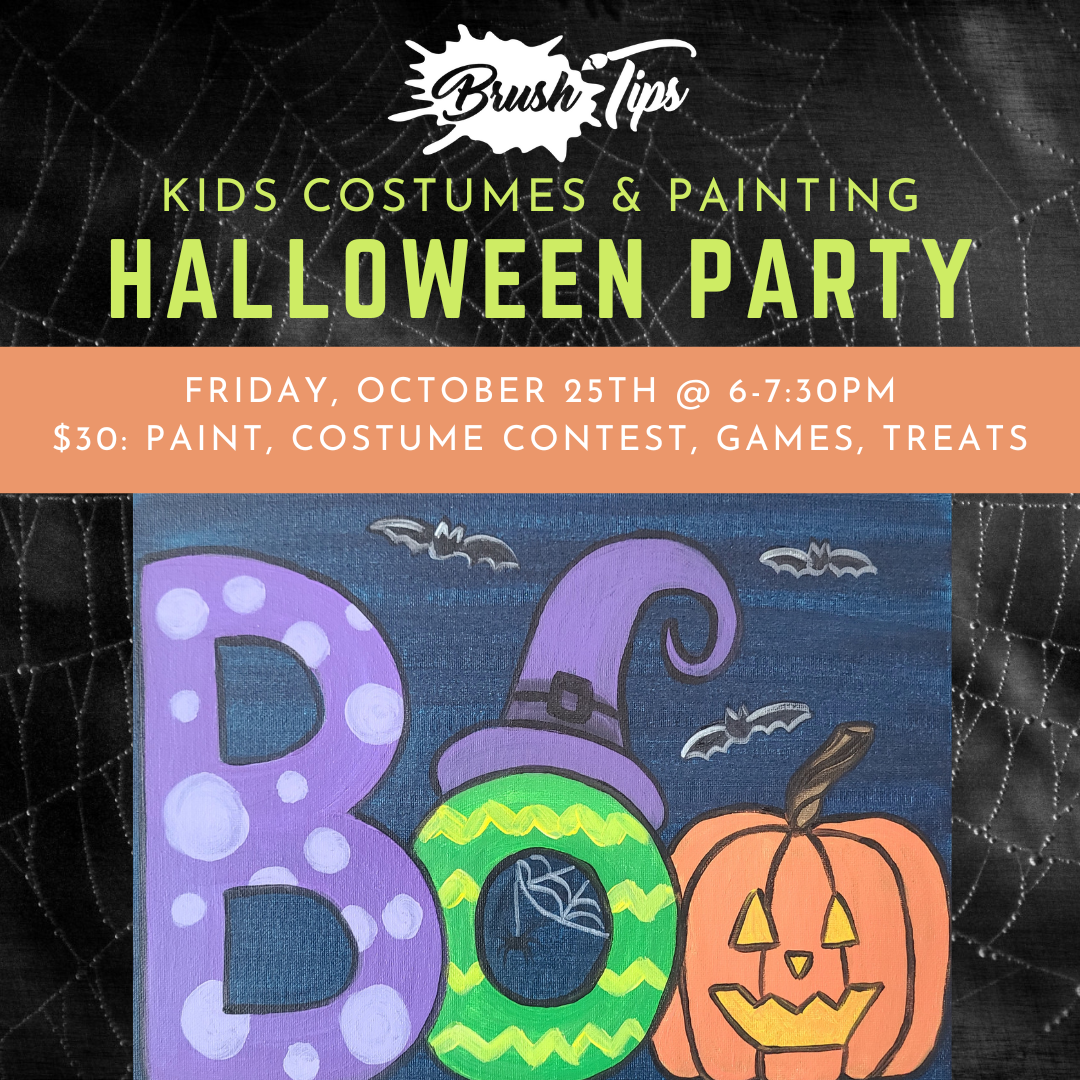 Kids Halloween Costume Paint Party