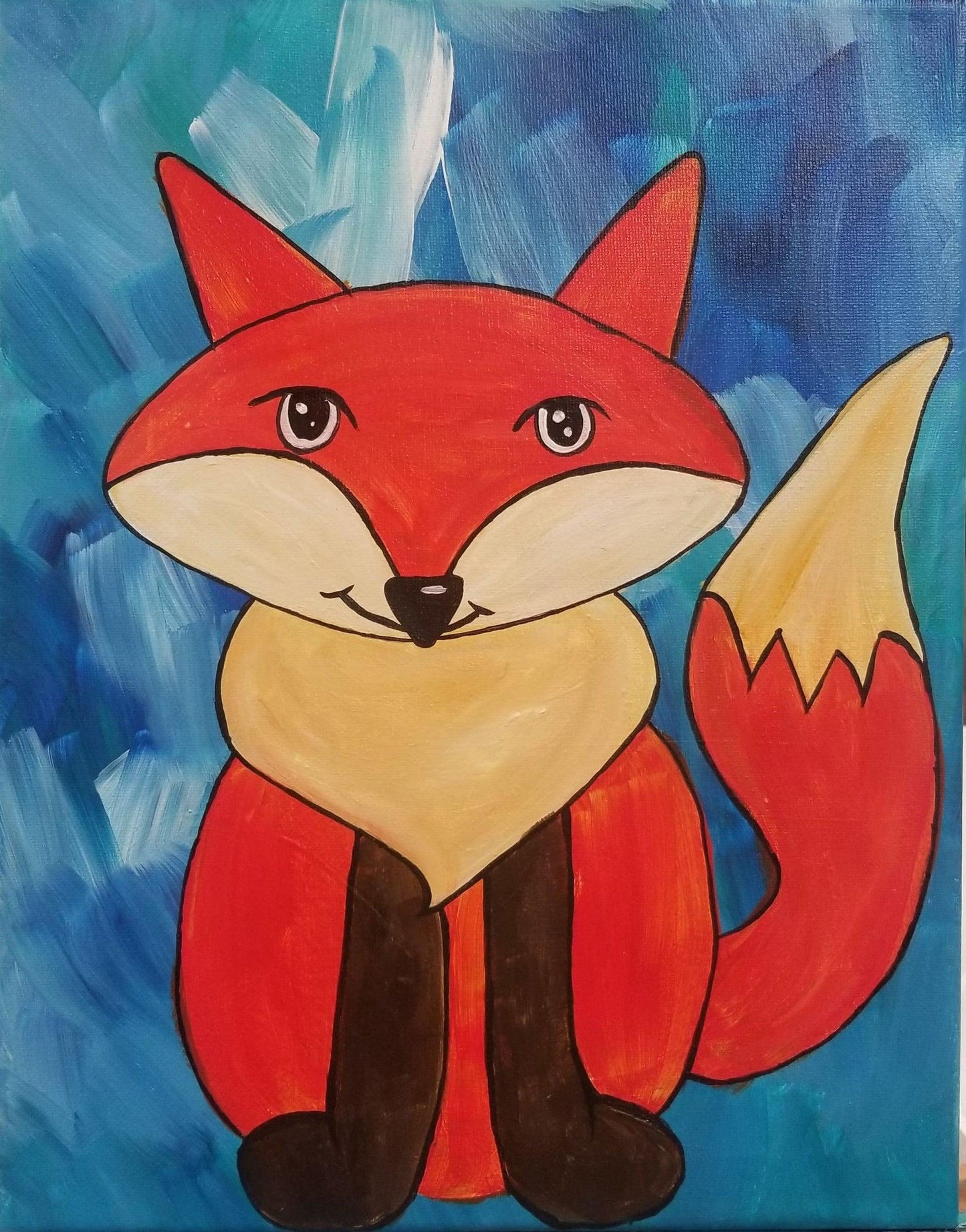 Sneaky Fox - Brush Tips Art Studio