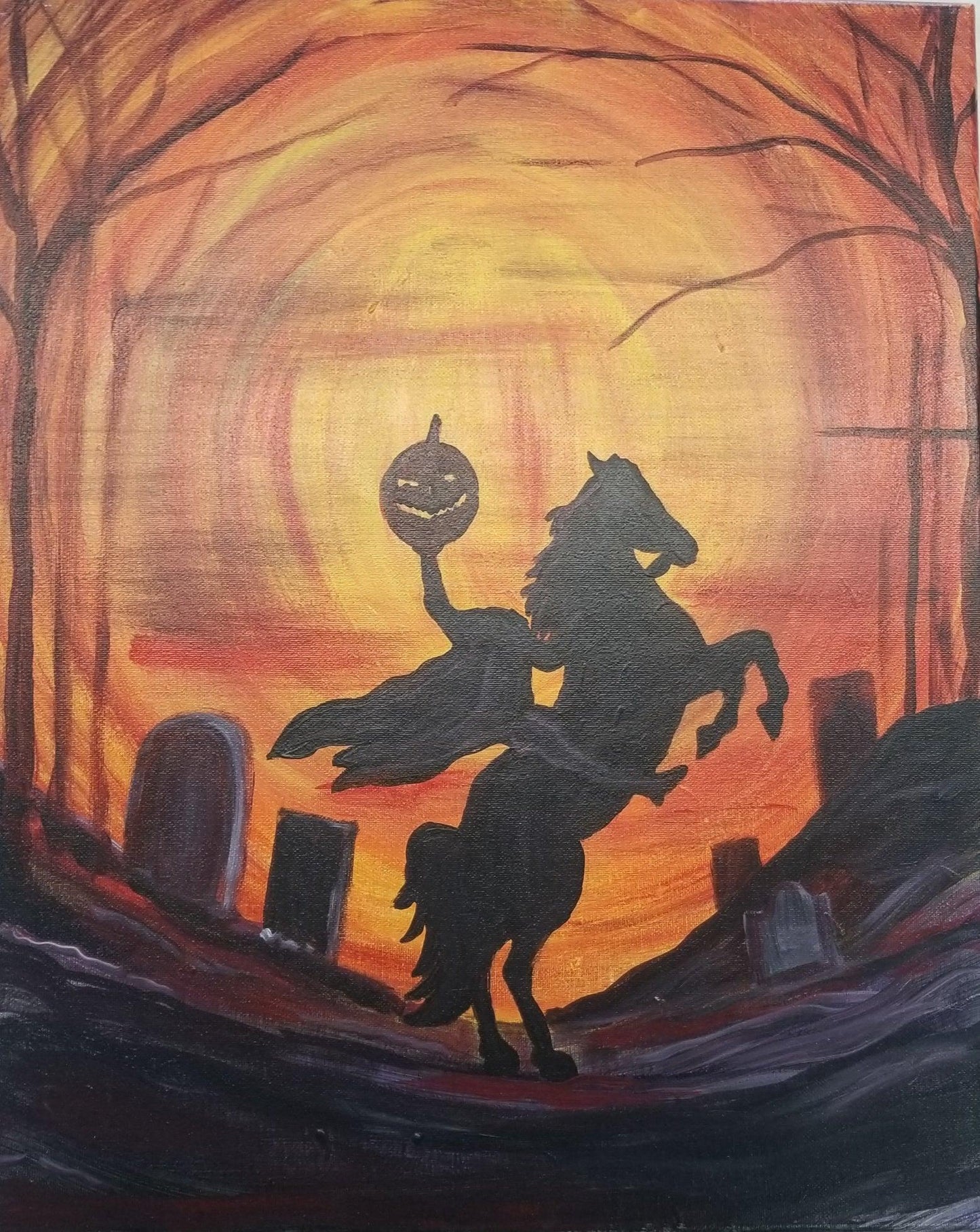 Headless Horseman - Brush Tips Art Studio