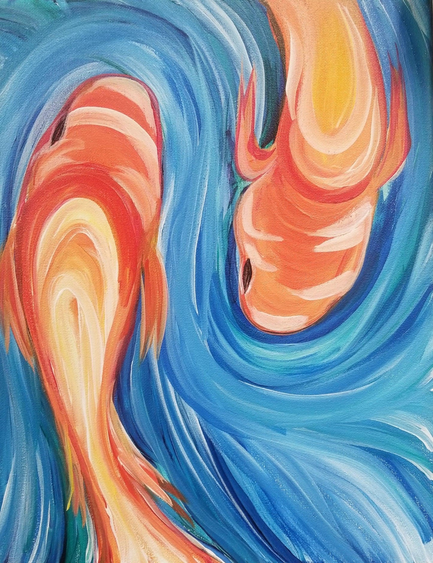 Koi Fish - Brush Tips Art Studio