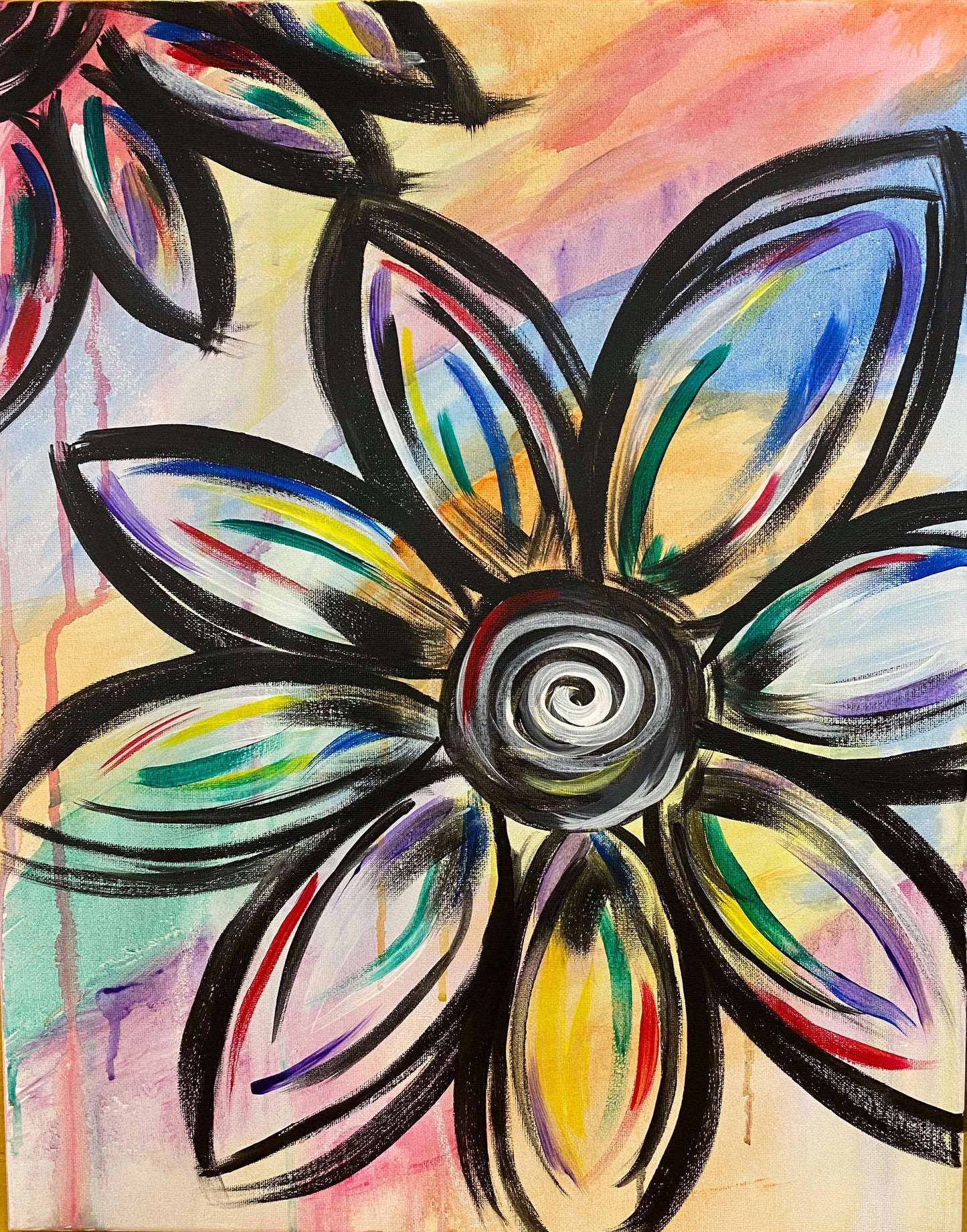 Silhouette Daisy - Brush Tips Art Studio