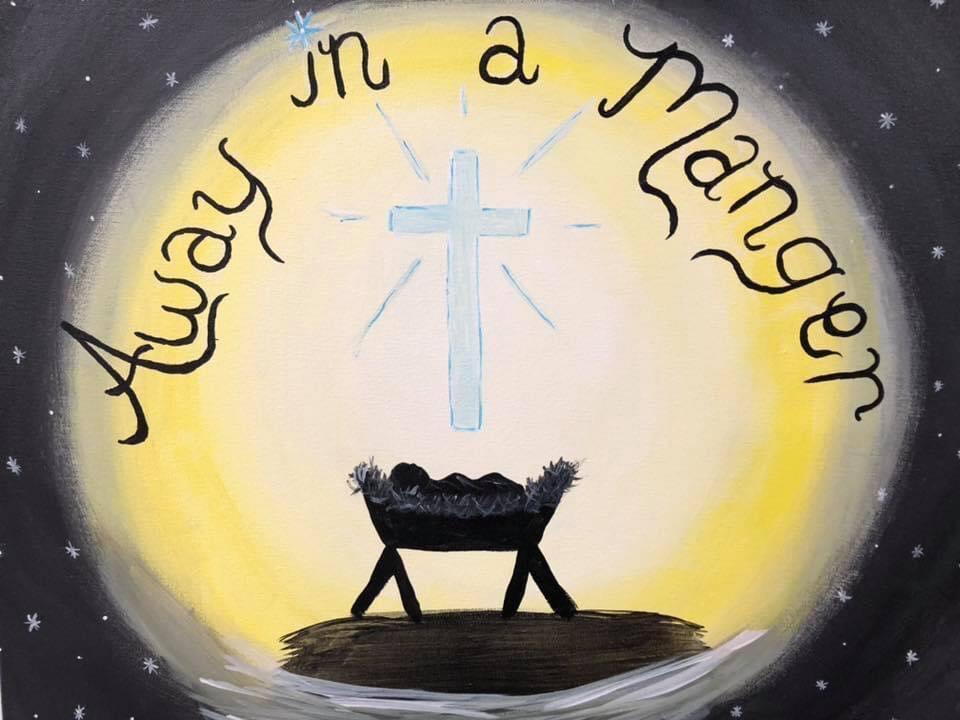 Away In A Manger - Brush Tips Art Studio
