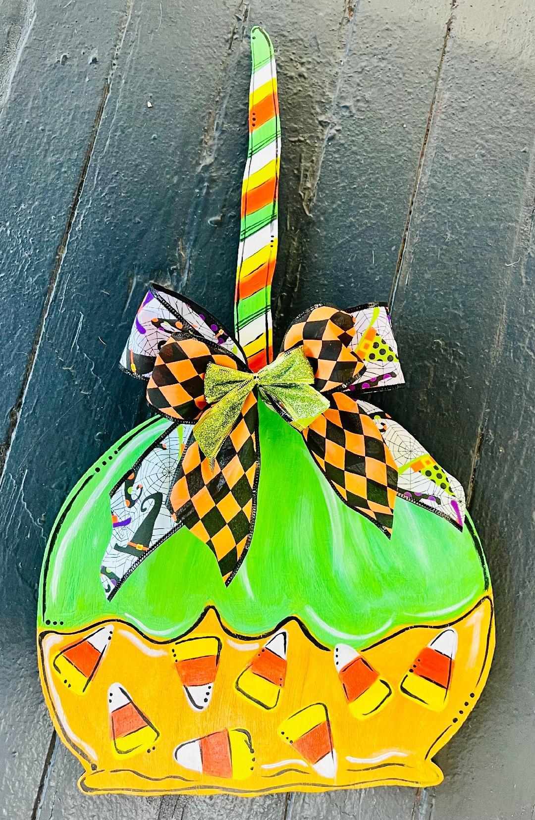 Candy Corn Wood Cutout - Brush Tips Art Studio