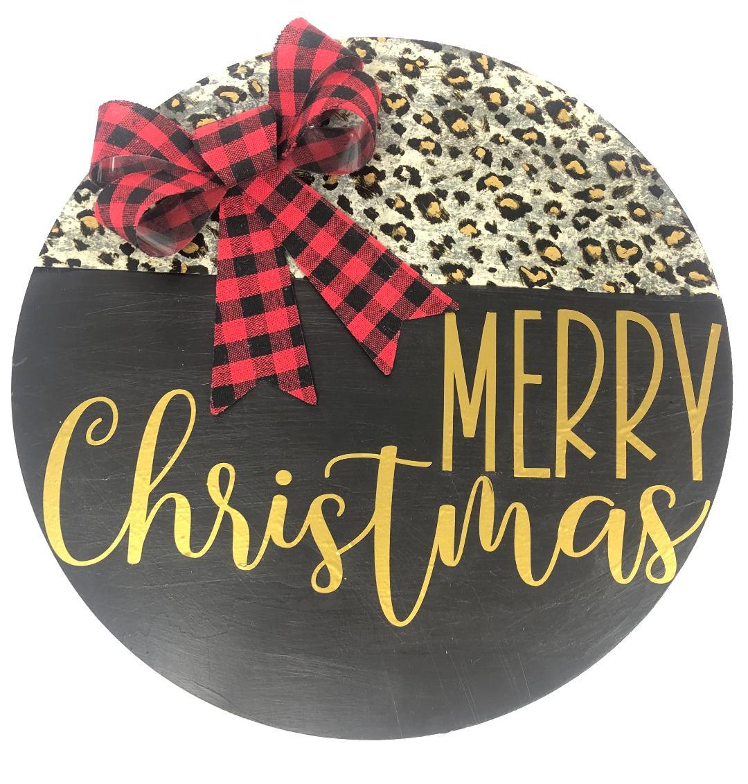 Merry Christmas Door Hanger