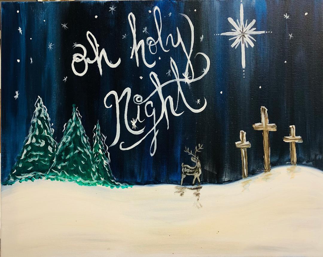 Oh Holy Night - Brush Tips Art Studio
