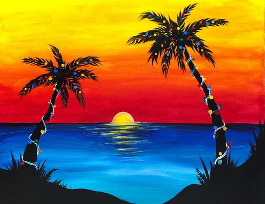 Tropical Christmas - Brush Tips Art Studio