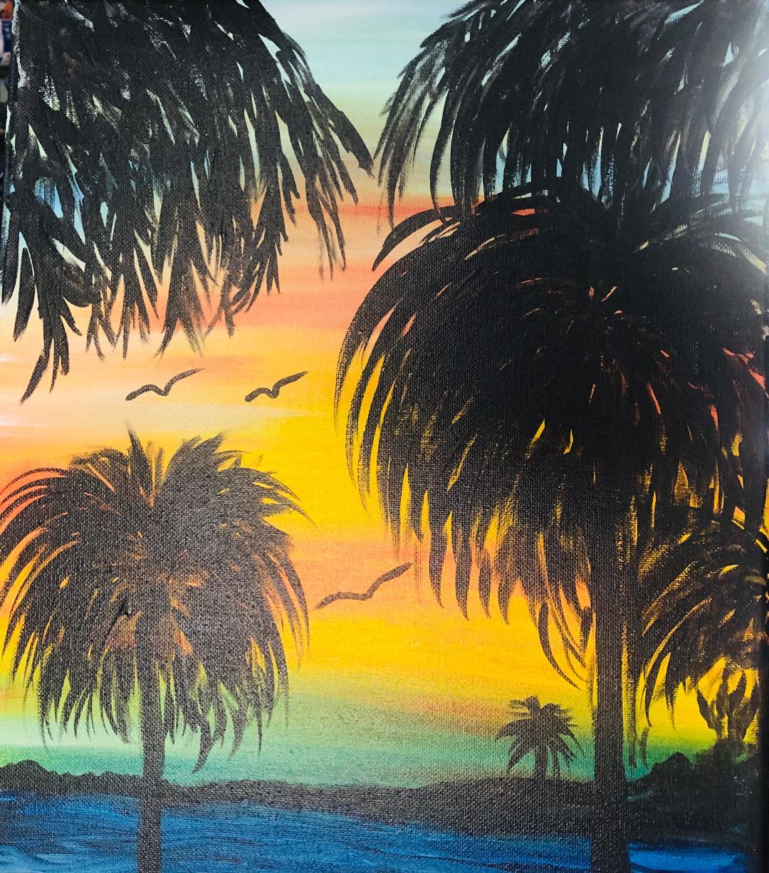 Rather Be on a Beach - Brush Tips Art Studio