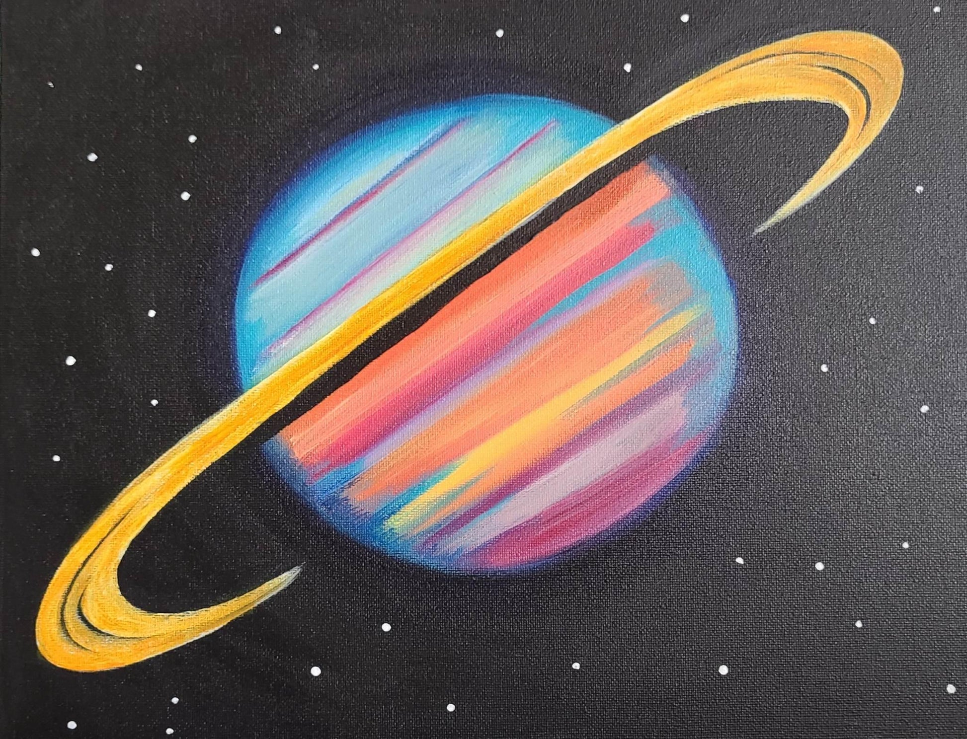 Saturn's Rings - Brush Tips Art Studio