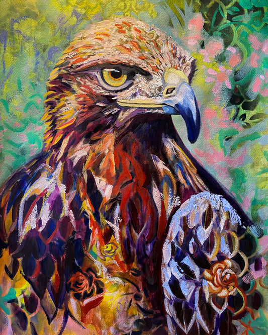 Expressive Bird Painting Series