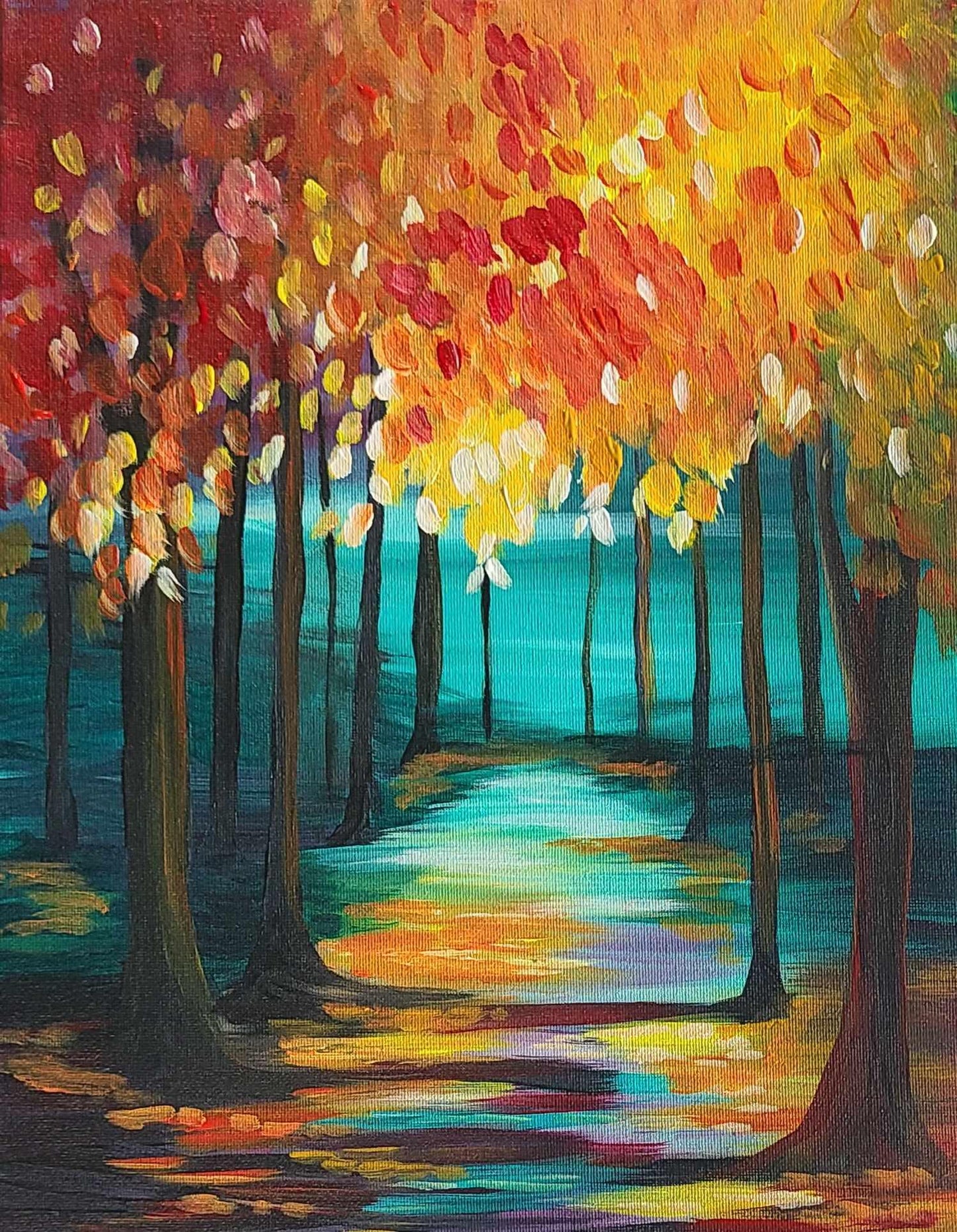 Fall Trees Path