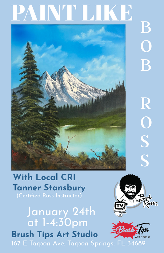 Bob Ross Painting Class