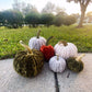 Chunky Yarn Pumpkins - Brush Tips Art Studio