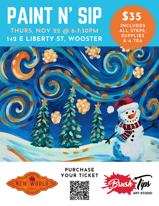 Paint N' Sip - New World Wooster