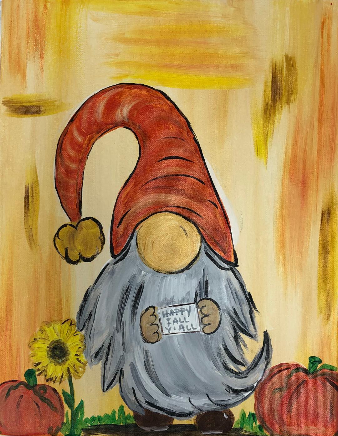 Fall Gnome - Brush Tips Art Studio