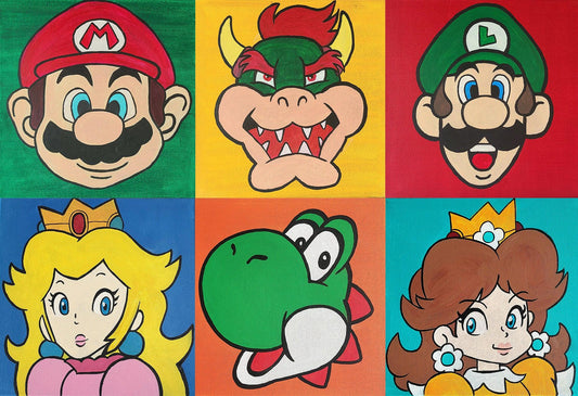 Mario World - Brush Tips Art Studio