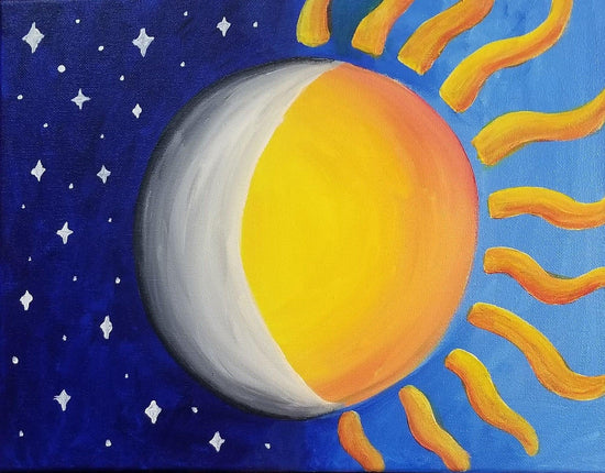 You are My Moon and Sun - Brush Tips Art Studio