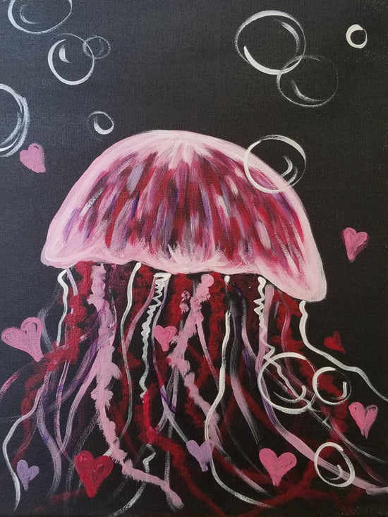Jellyfish Love - Brush Tips Art Studio