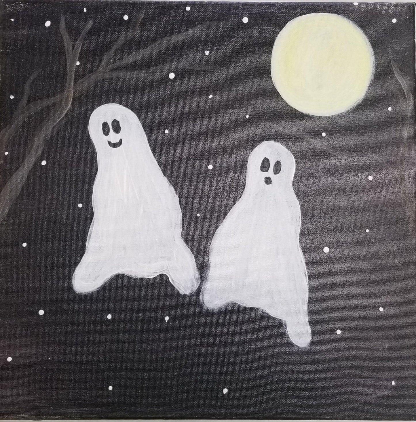 Ghosts at Night - Brush Tips Art Studio