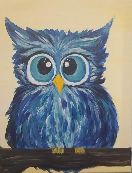 Olivia the Owl - Brush Tips Art Studio