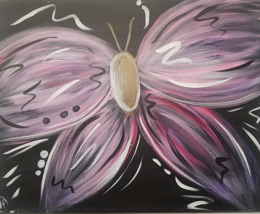 Expressive Butterfly - Brush Tips Art Studio