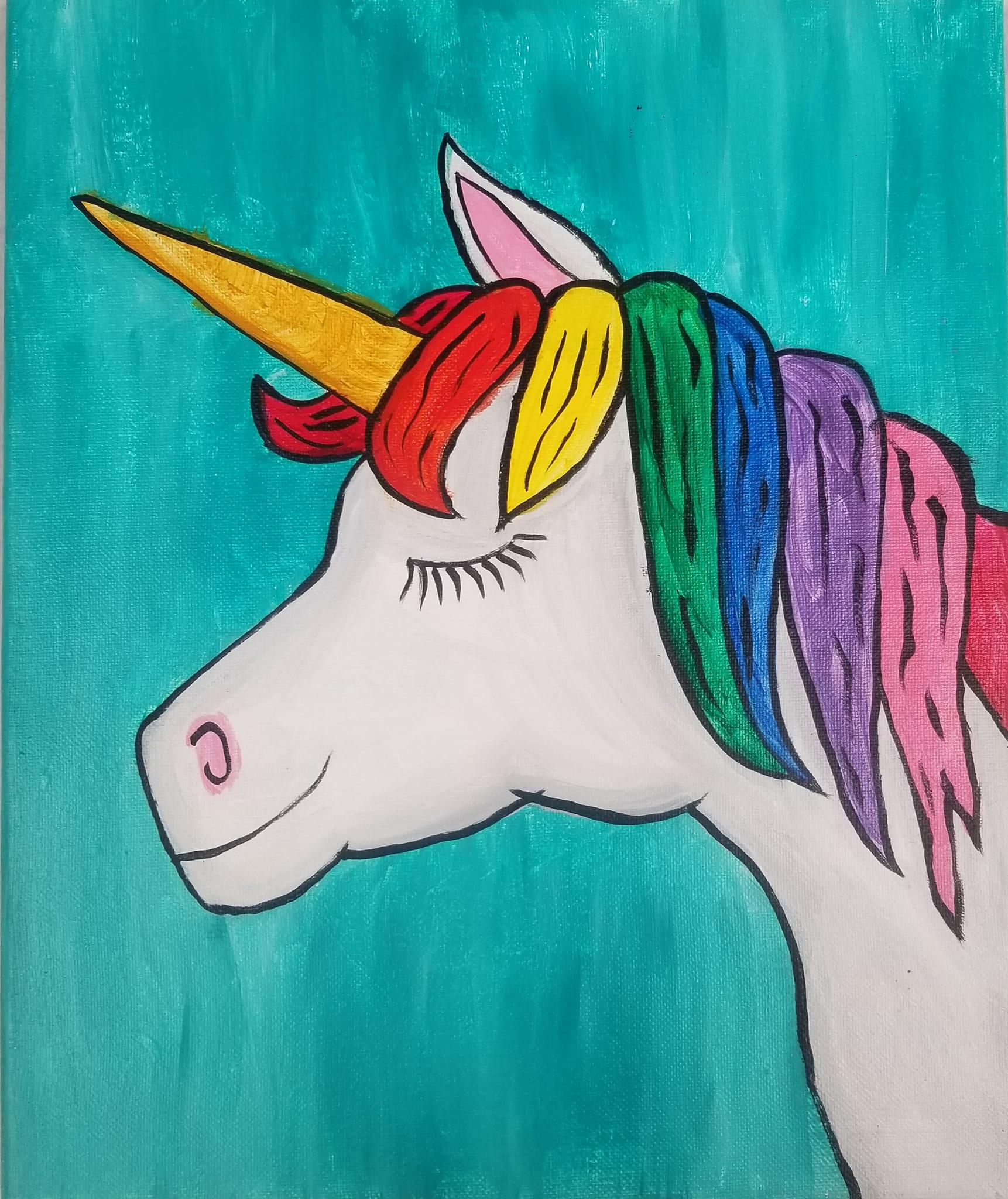 Unicorn - Brush Tips Art Studio