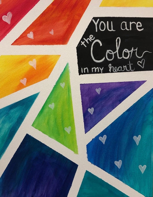 Colorful Heart - Brush Tips Art Studio