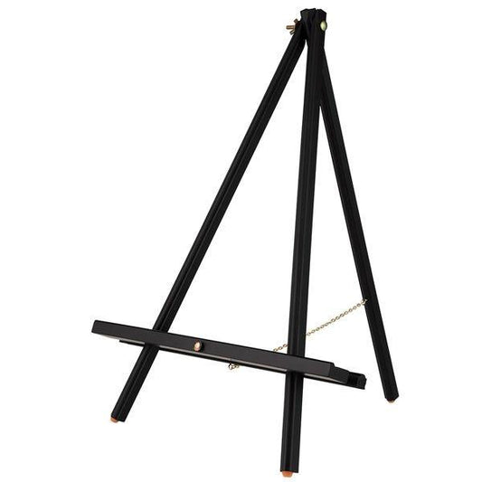 Wood Black Table Top Easel - Brush Tips Art Studio