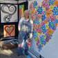 Painting with Debbie the Heart Artist
