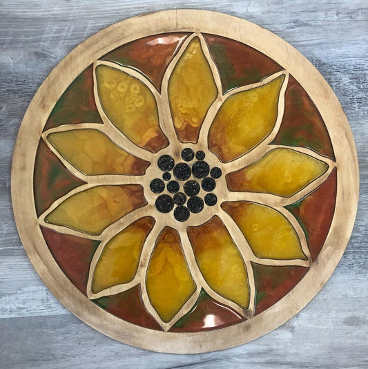 Sunflower Resin - Brush Tips Art Studio