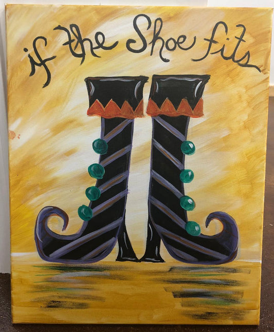 If the Shoe Fits - Brush Tips Art Studio